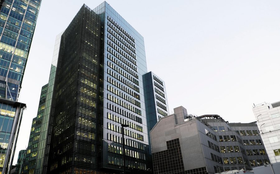ECN office DOOH advertising · 25 Ropemaker Place · The City · London