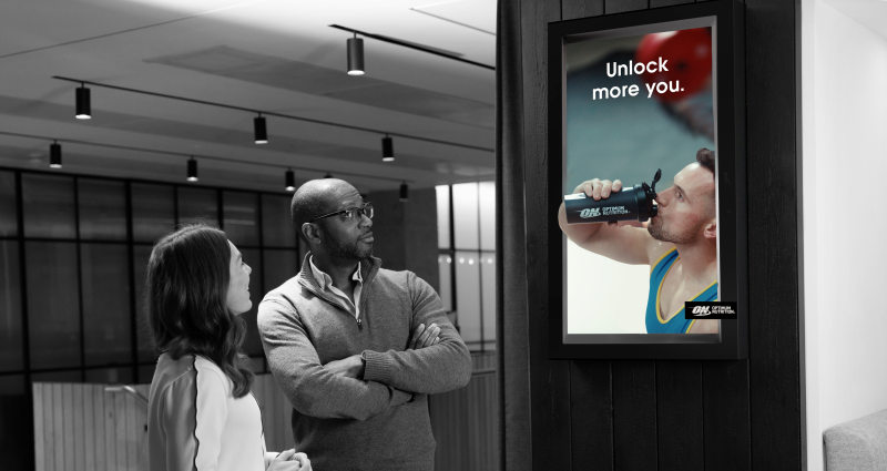 Optimum Nutrition launches world first 3D campaign across 850 DOOH screens.